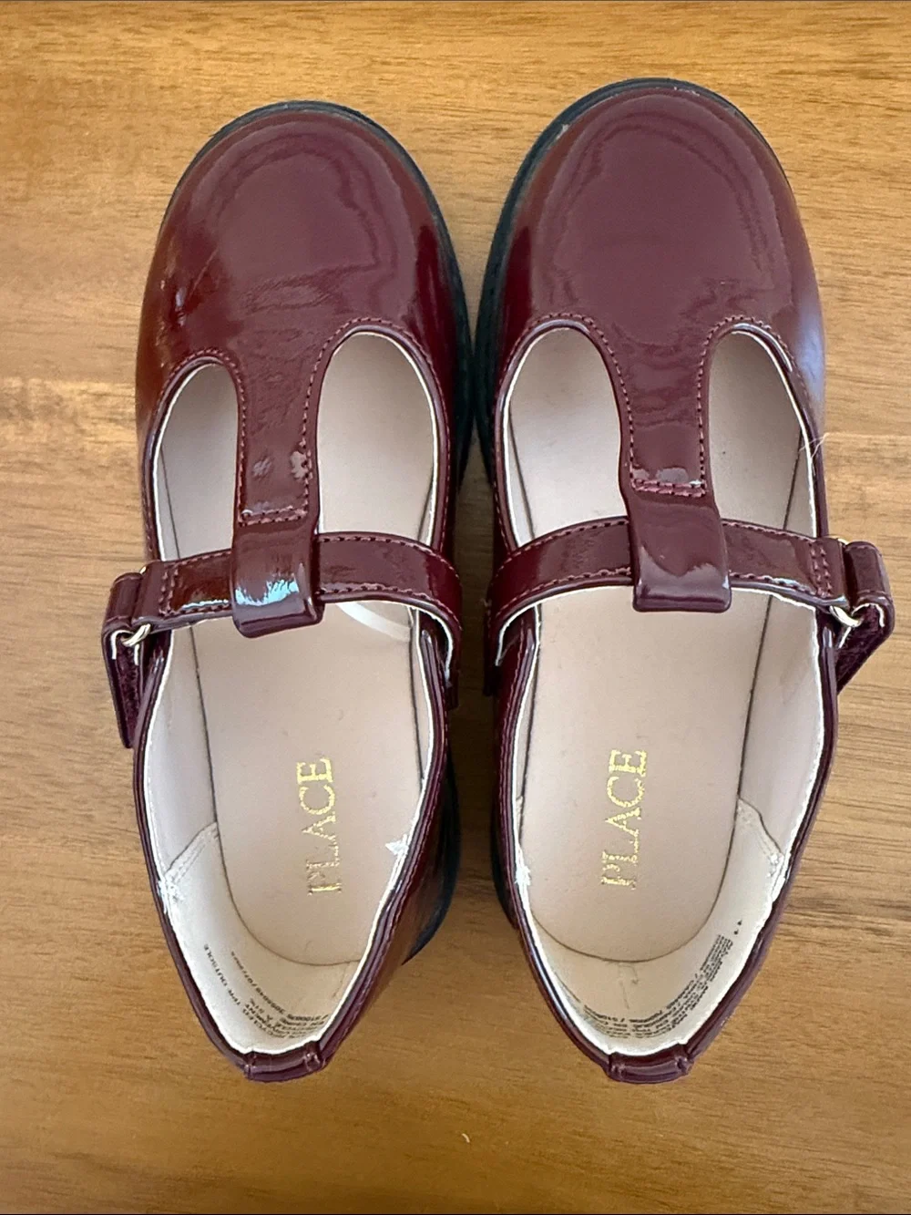 The Children’s Place - Girls' Mary Jane Shoes - Burgundy Patent